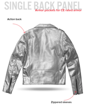 Load image into Gallery viewer, Deirdre - Women's BHBR Motorcycle Leather Jacket
