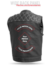 Load image into Gallery viewer, Upside Men's Club Style Leather Vest
