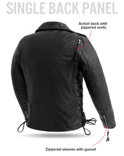 Load image into Gallery viewer, Popstar Women's  Motorcycle Leather Jacket
