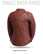 Load image into Gallery viewer, Jada - Women's Perforated Motorcycle Leather Jacket
