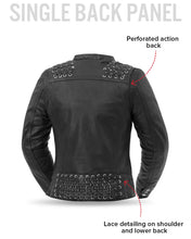 Load image into Gallery viewer, Black Widow - Women's Motorcycle Leather Jacket
