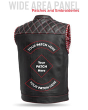 Load image into Gallery viewer, Sinister - Men's Motorcycle Leather Vest
