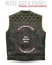 Load image into Gallery viewer, Sinister - Men's Motorcycle Leather Vest
