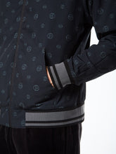 Load image into Gallery viewer, Viaggioa Reversible Velour Track Jacket-Black Beauty
