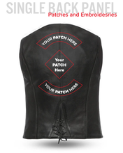 Load image into Gallery viewer, Savannah Women's Western Style Motorcycle Leather Vest
