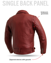 Load image into Gallery viewer, Fillmore Men's Motorcycle Leather Jacket
