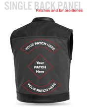 Load image into Gallery viewer, V-Twin Visionary Battleship Perforated Leather Vest
