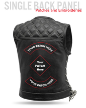 Load image into Gallery viewer, Bonnie Perforated Women's Motorcycle Leather Vest

