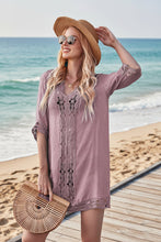 Load image into Gallery viewer, Resort Beach Tunic Dress | Patchwork Cover-Up
