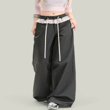 Load image into Gallery viewer, Women’s Vintage Lace Panel Casual Pants
