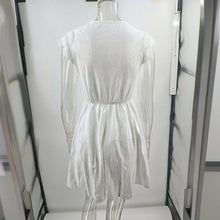 Load image into Gallery viewer, Women’s V‑Neck Short‑Sleeve Dress with Lace Trim

