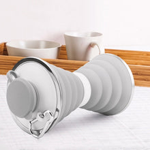 Load image into Gallery viewer, 500ML Foldable Silicone Water Bottle: Ultimate Travel Companion!
