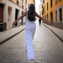 Load image into Gallery viewer, Women’s V‑Neck Button‑Front Vest &amp; High‑Waist Pants Set
