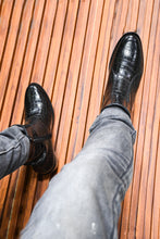 Load image into Gallery viewer, Jazzy Jackman Leather Print Ankle Length Boots
