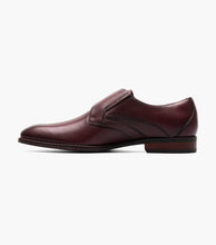 Load image into Gallery viewer, Stacy Adams KARCHER Burgundy Plain Toe Monk Strap
