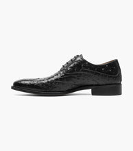 Load image into Gallery viewer, Stacy Adams GENNARO Black Wingtip Oxford
