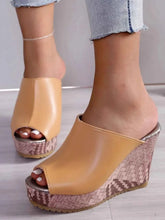 Load image into Gallery viewer, High Quality Leather : High Heel Sandals
