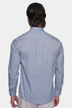 Load image into Gallery viewer, Premium Cotton Pattern Dress Shirt (Executive Blue)
