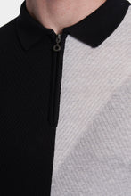 Load image into Gallery viewer, The Mercerized Cotton Polo (Black &amp; White)
