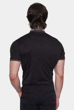 Load image into Gallery viewer, The Mercerized Cotton Polo (Crown Black)
