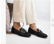 Load image into Gallery viewer, Vintage Square-Button Low-Cut Loafers — Women’s Elegant Slip-On Shoes
