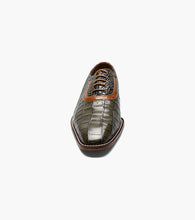 Load image into Gallery viewer, Stacy Adams RICCARDI Olive Multi Plain Toe Oxford WIDE WIDTH
