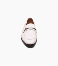 Load image into Gallery viewer, Stacy Adams FERDINAND White Moc Toe Bit Slip On
