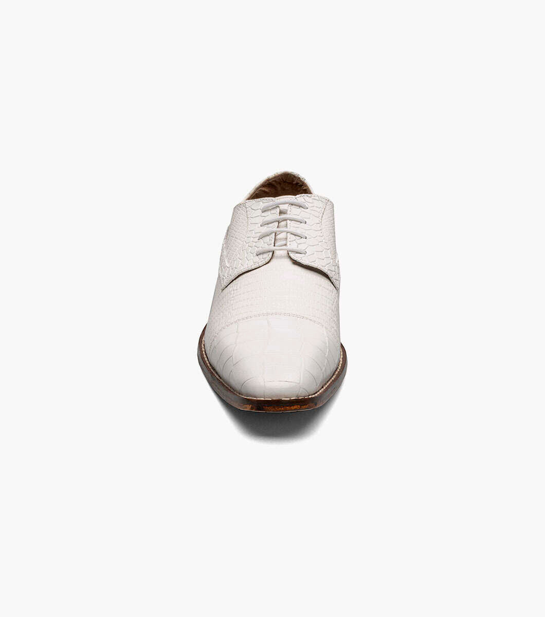 Stacy Adams TEDESCO White Cap Toe Oxford