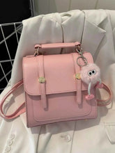 Load image into Gallery viewer, Elegant Leather Flap Backpack Bag
