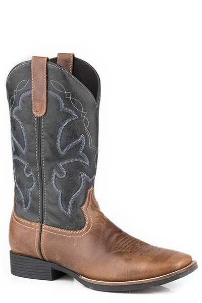 Roper Monterey (Navy) - Men's Cowboy Boot