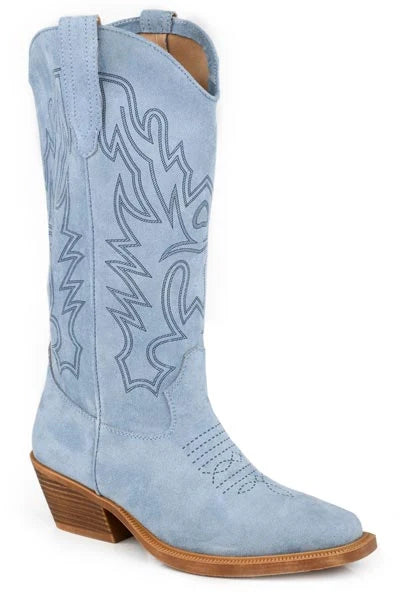 Roper Kit Laser (Blue) - Women's Cowgirl Boot