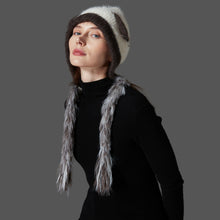 Load image into Gallery viewer, Cat Ears Mink Wool Ear-Protection Knitted Hat — Cozy Animal Ear Beanie
