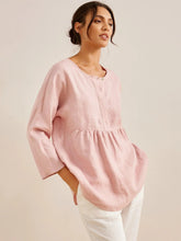 Load image into Gallery viewer, Linen Long-Sleeved Top SITKA
