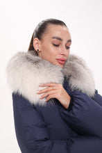 Load image into Gallery viewer, Genuine Silver Fox Down Fill Coat
