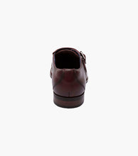 Load image into Gallery viewer, Stacy Adams KARCHER Burgundy Plain Toe Monk Strap
