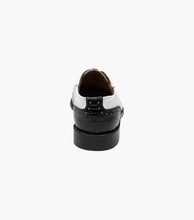 Load image into Gallery viewer, Stacy Adams RICCARDI Black &amp; White Plain Toe Oxford

