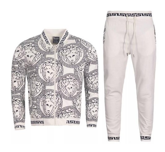 Revival Outfitters White/Black Track Suit | 5031