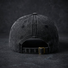 Load image into Gallery viewer, 1955 Birthday Washed Black Baseball Cap
