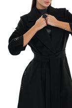 Load image into Gallery viewer, Aria Cashmere Blend Coat in Black
