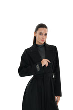 Load image into Gallery viewer, Aria Cashmere Blend Coat in Black
