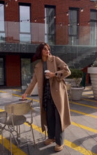 Load image into Gallery viewer, Premium Cashmere Wool Blend Coat in Camel Baby
