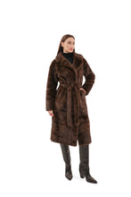 Load image into Gallery viewer, Faux Mink Effect Fur Coat
