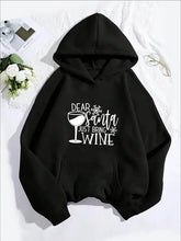 Load image into Gallery viewer, Women’s Christmas Wine Hoodie – Festive Holiday Pullover Sweatshirt
