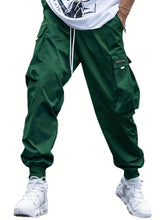Load image into Gallery viewer, Multi-pocket Cargo Pants Men&#39;s Casual Hip-Hop Drawstring Trousers Outdoor Streetwear Sports Pant

