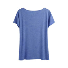 Load image into Gallery viewer, Heart Print T-Shirt Comfortable Round Neck Summer Tee
