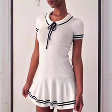 Load image into Gallery viewer, Women’s Striped Knit Midi Dress
