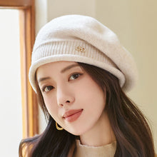 Load image into Gallery viewer, Women’s Wool Knitted Winter Hat — All-Match Knit Beanie
