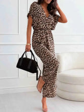 Load image into Gallery viewer, Animal Print : Wide Leg Jumpsuit
