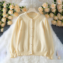 Load image into Gallery viewer, Women’s button down cardigan sweater
