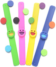 Load image into Gallery viewer, Kids Essential Oil Diffuser Bracelets Kit – 4 Pack Aromatherapy Silicone Wristbands with 20 Refill Pads – Adjustable, Washable, Cartoon Design for Kids, Teens &amp; Adults
